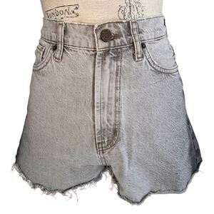 BDG High Rise Gray Denim Shorts | 100% Cotton | Size 27